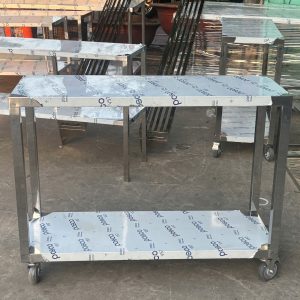Xe Đẩy Đá Inox