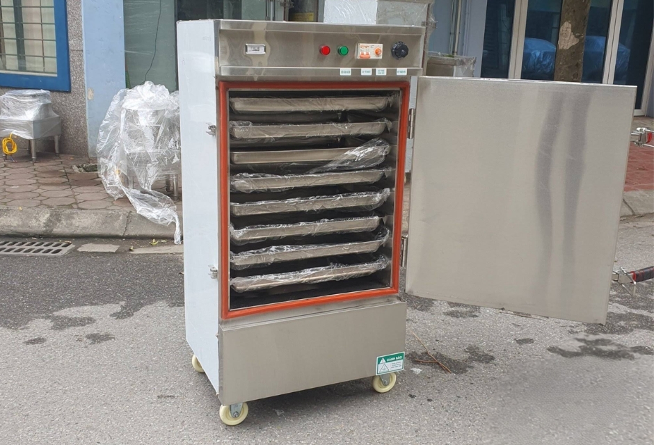 Tủ hấp công nghiệp đa năng có thể chế biến nhiều loại thực phẩm khác nhau như: xôi, bánh bao, bánh giò, xúc xích, giò chả Tủ hấp công nghiệp đa năng có thể chế biến nhiều loại thực phẩm khác nhau như: xôi, bánh bao, bánh giò, xúc xích, giò chả