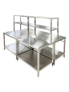 Bàn inox 2 tầng