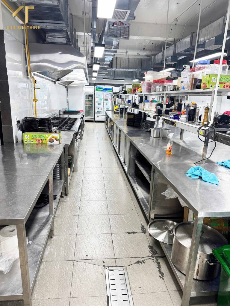 Dự án thiết kế và thị công hệ thống bếp nhà hàng The Gangs Airport
