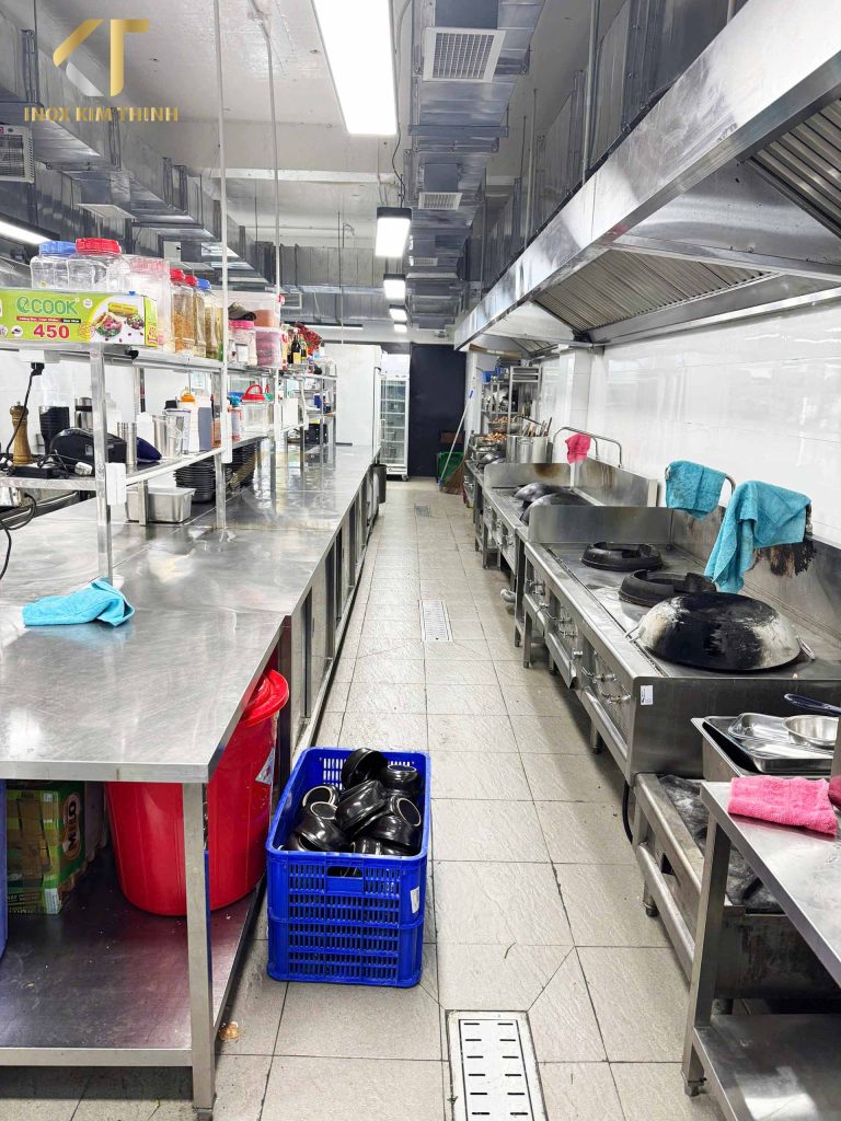 Dự án thiết kế và thị công hệ thống bếp nhà hàng The Gangs Airport