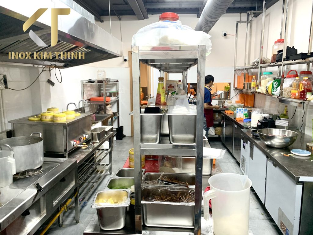 Dự án thiết kế và thị công hệ thống bếp nhà hàng Rakuen BBQ Bàu Cát