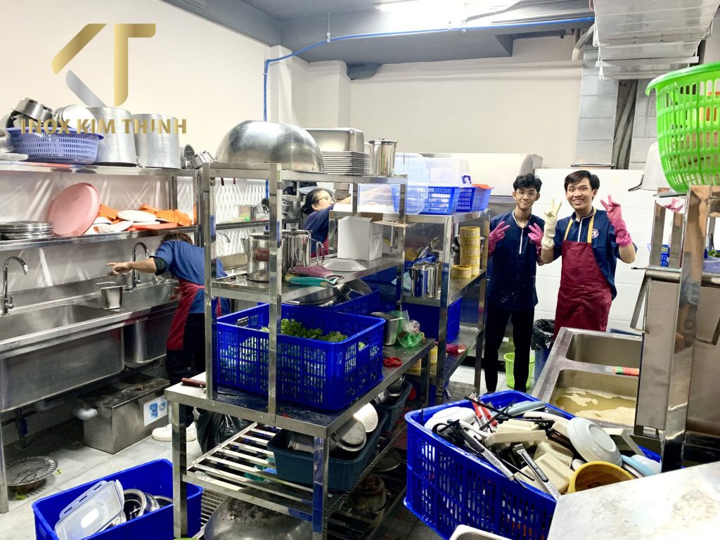 Dự án thiết kế và thị công hệ thống bếp nhà hàng Rakuen BBQ Bàu Cát