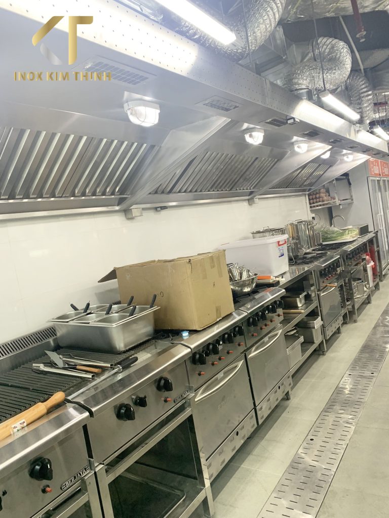 Dự án thiết kế và thị công hệ thống bếp nhà hàng Topping Beef Diamond
