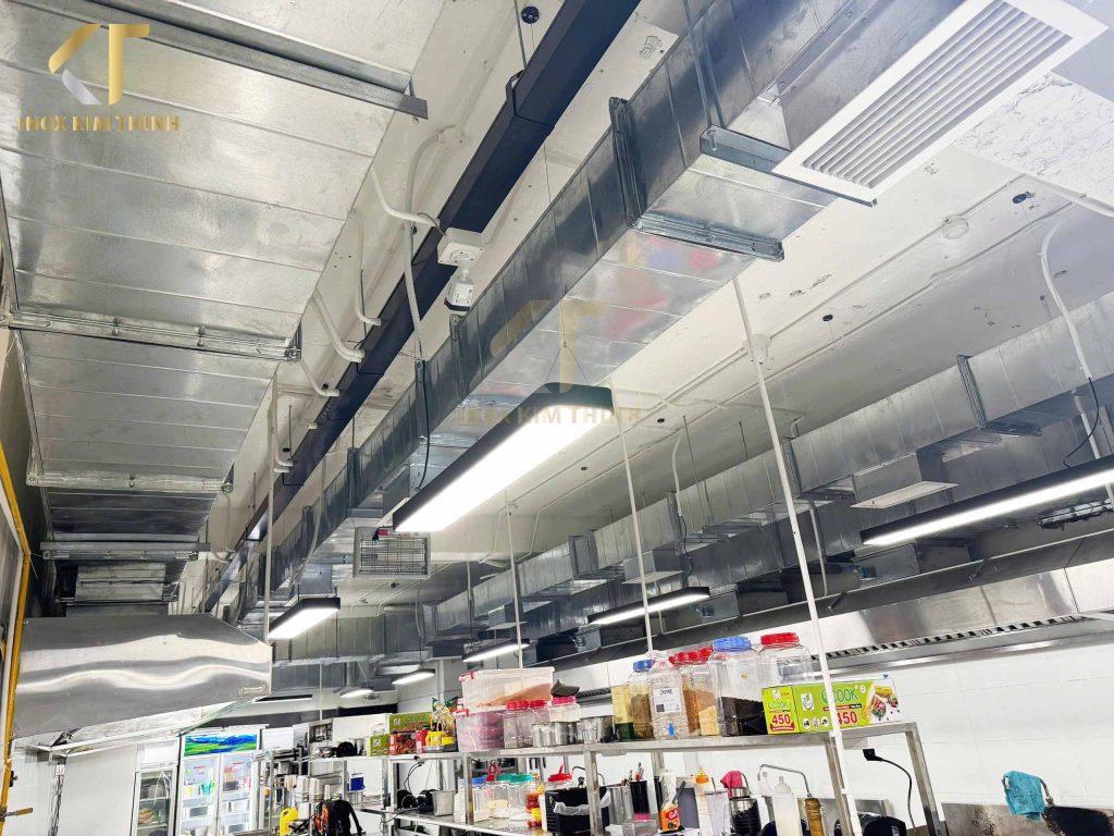 Dự án thiết kế và thị công hệ thống bếp nhà hàng The Gangs Airport