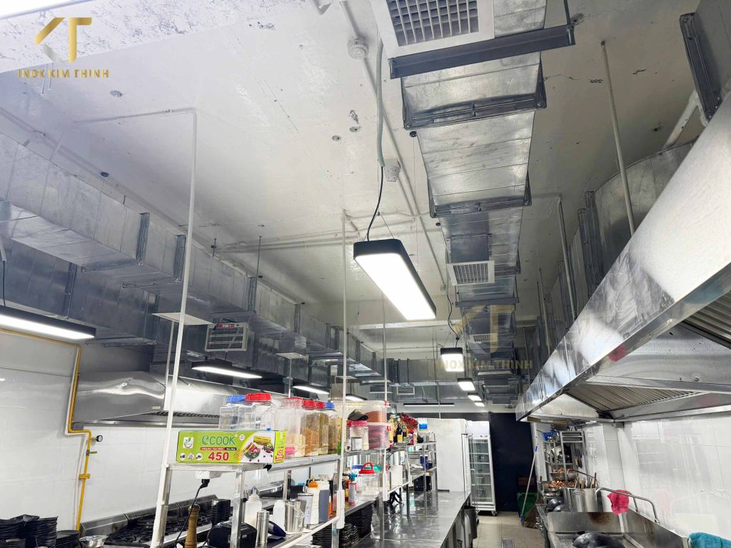 Dự án thiết kế và thị công hệ thống bếp nhà hàng The Gangs Airport
