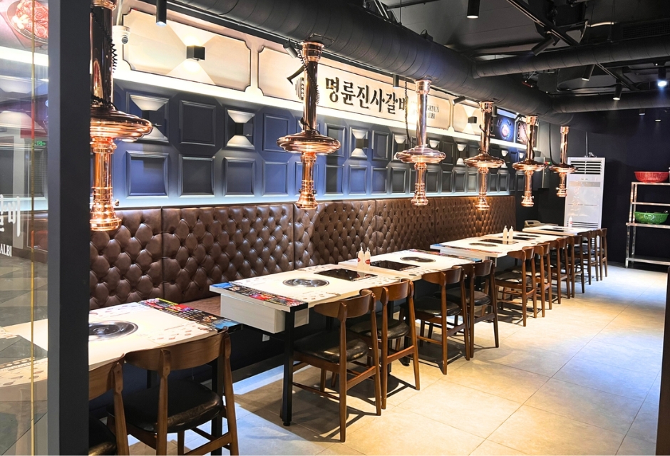 Hệ thống ống hút khói BBQ phù hợp với nhà hàng lẩu nướng Hàn Quốc / Nhật Bản, buffet nướng tự phục vụ,...