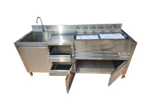 Quầy bar inox theo yêu cầu