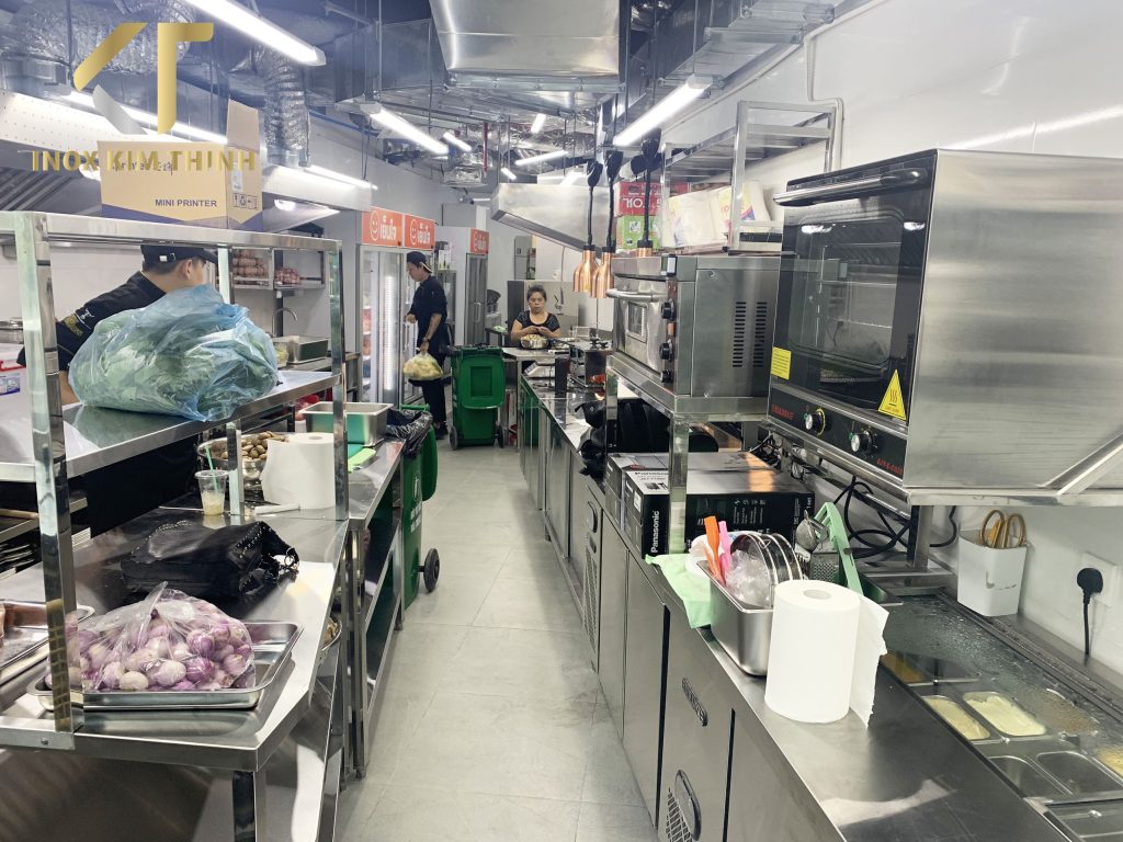 Dự án thiết kế và thị công hệ thống bếp nhà hàng Topping Beef Diamond