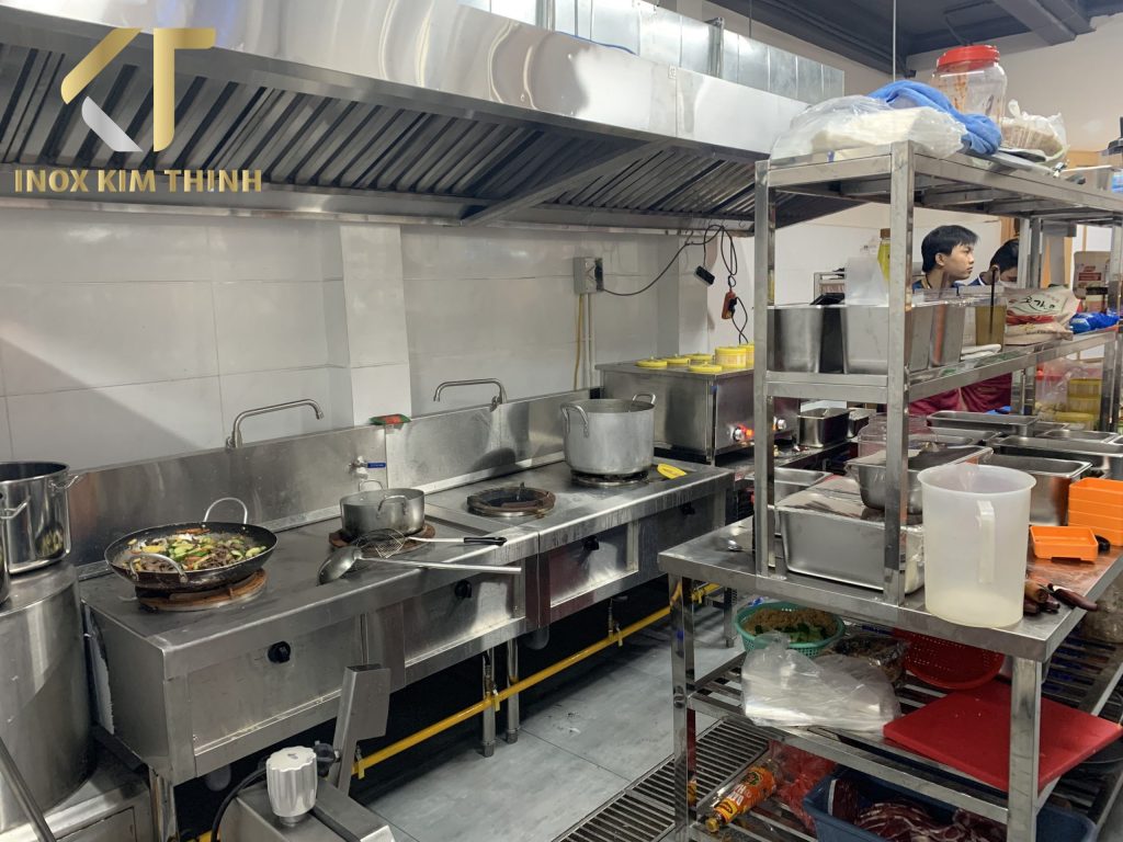 Dự án thiết kế và thị công hệ thống bếp nhà hàng Rakuen BBQ Bàu Cát