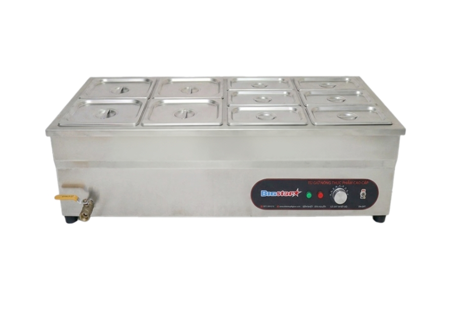Tủ hâm nóng thức ăn 10 khay Tủ hâm nóng thức ăn 10 khay