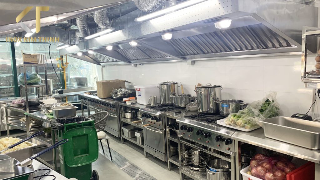 Dự án thiết kế và thị công hệ thống bếp nhà hàng Topping Beef Diamond