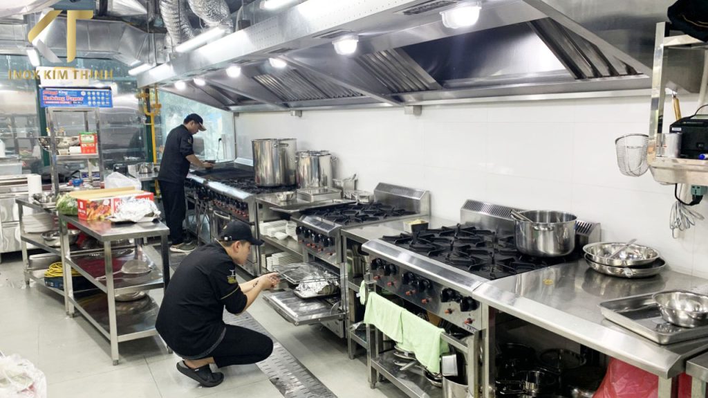 Dự án thiết kế và thị công hệ thống bếp nhà hàng Topping Beef Diamond