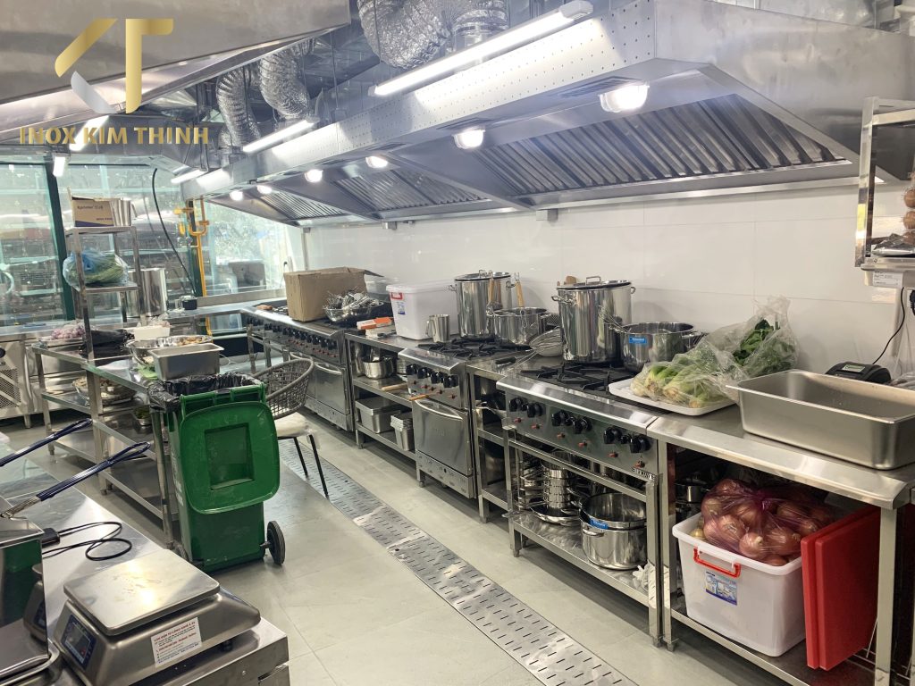 Dự án thiết kế và thị công hệ thống bếp nhà hàng Topping Beef Diamond