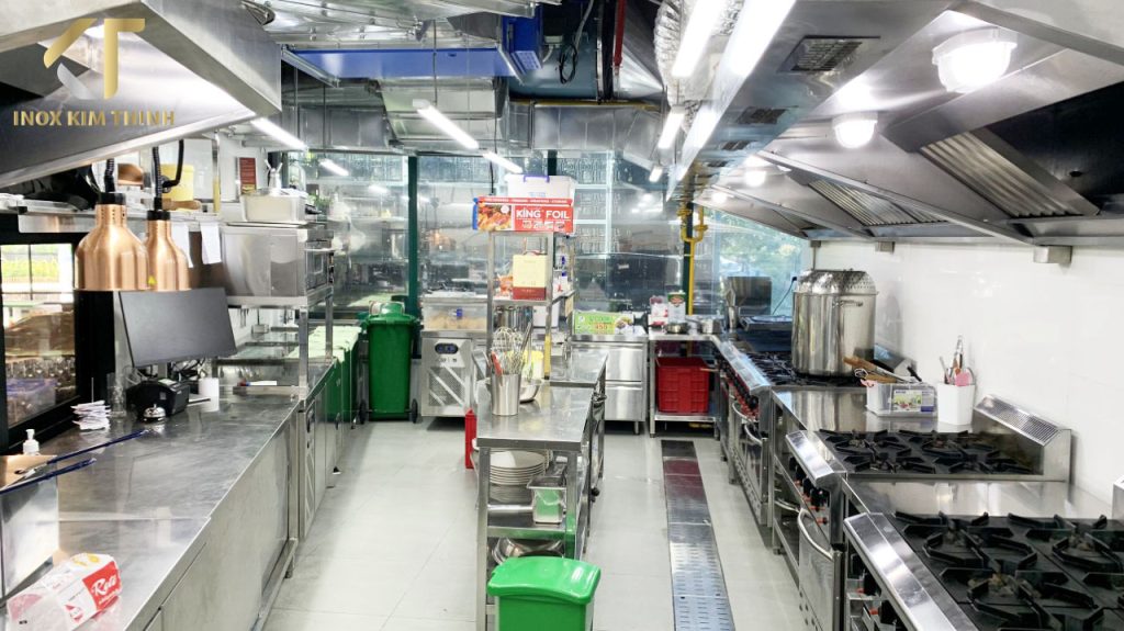 Dự án thiết kế và thị công hệ thống bếp nhà hàng Topping Beef Diamond