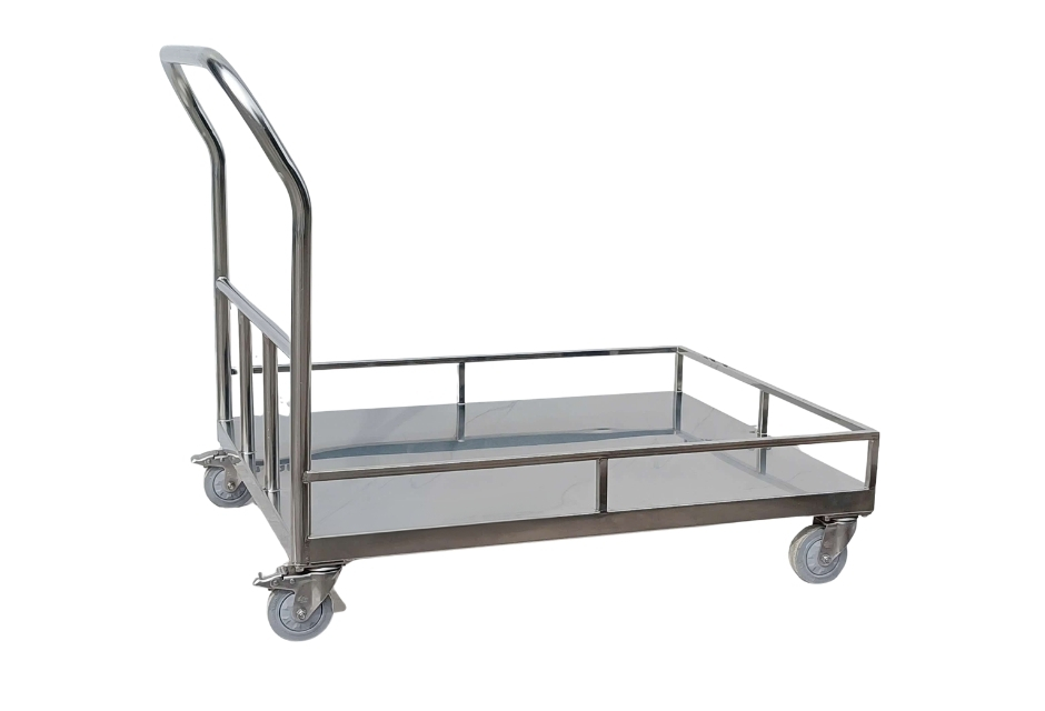 Inox Kim Thịnh - Xưởng sản xuất xe đẩy inox 1 tầng và thiết bị bếp công nghiệp 