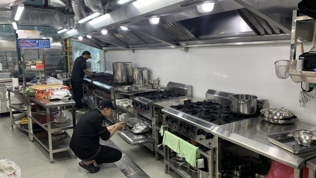 Dự án thiết kế và thị công hệ thống bếp nhà hàng Topping Beef Diamond