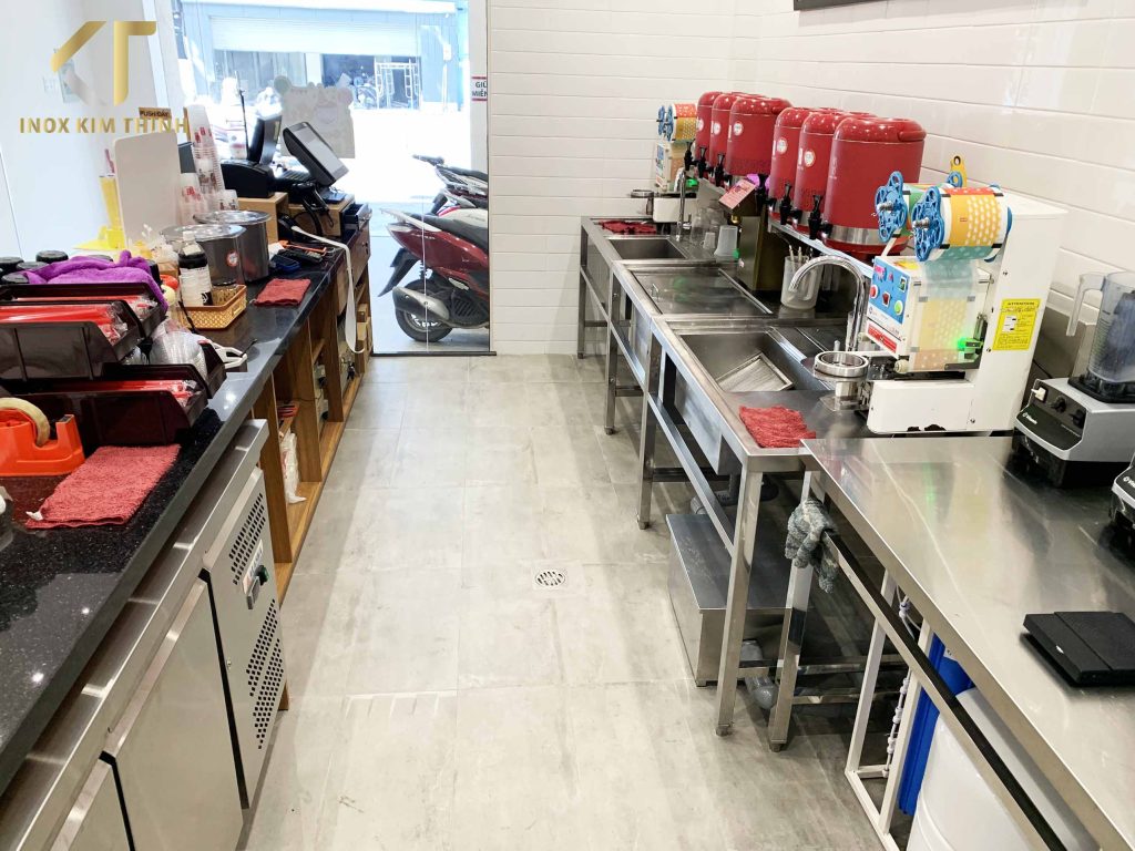 Dự án tối ưu hệ thống quầy pha chế trọn gói – Gongcha Quang Trung (Quận Gò Vấp)