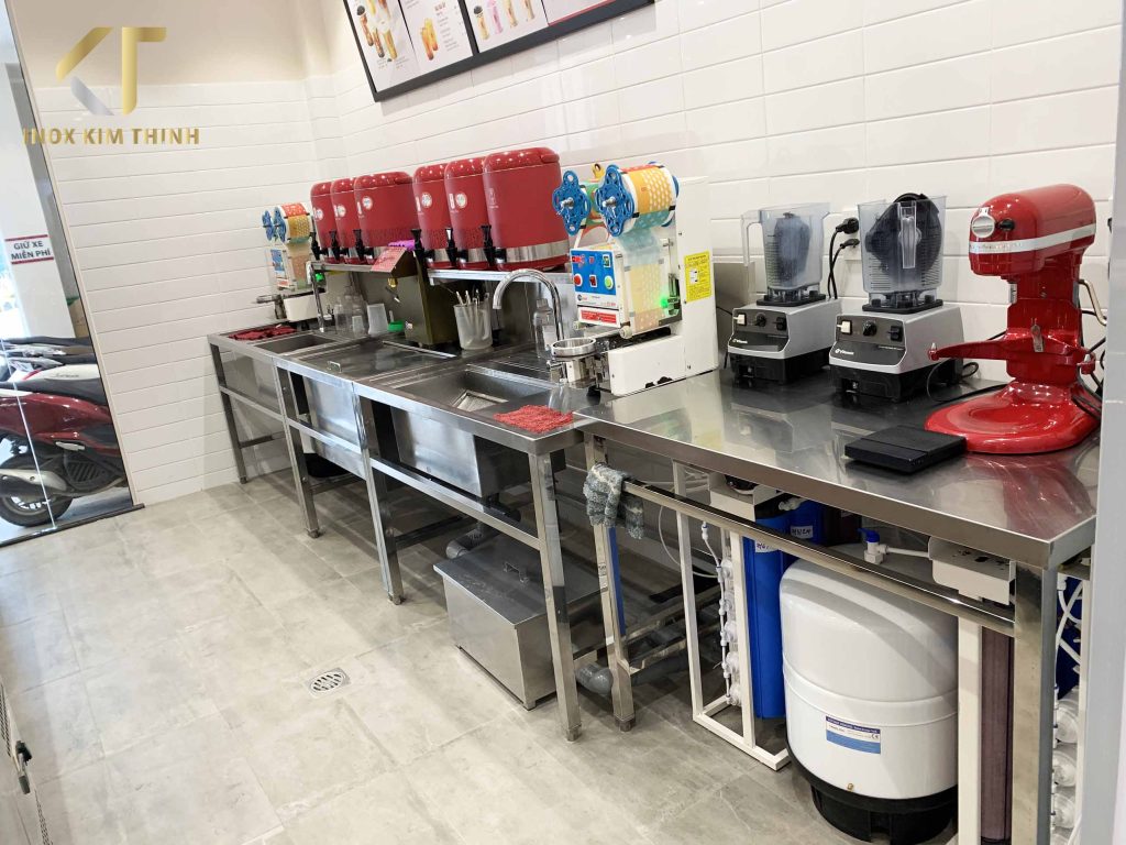 Dự án tối ưu hệ thống quầy pha chế trọn gói – Gongcha Quang Trung (Quận Gò Vấp)