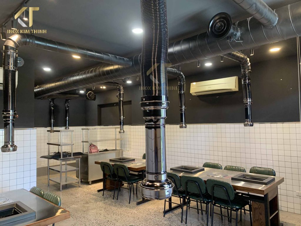 Dự án triển khai hệ thống bếp và hút khói BBQ tại bàn – Butoomac Quận 2