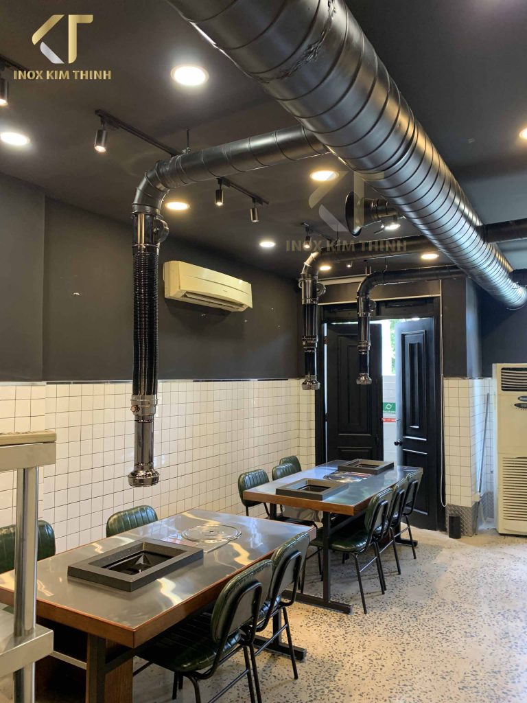 Dự án triển khai hệ thống bếp và hút khói BBQ tại bàn – Butoomac Quận 2