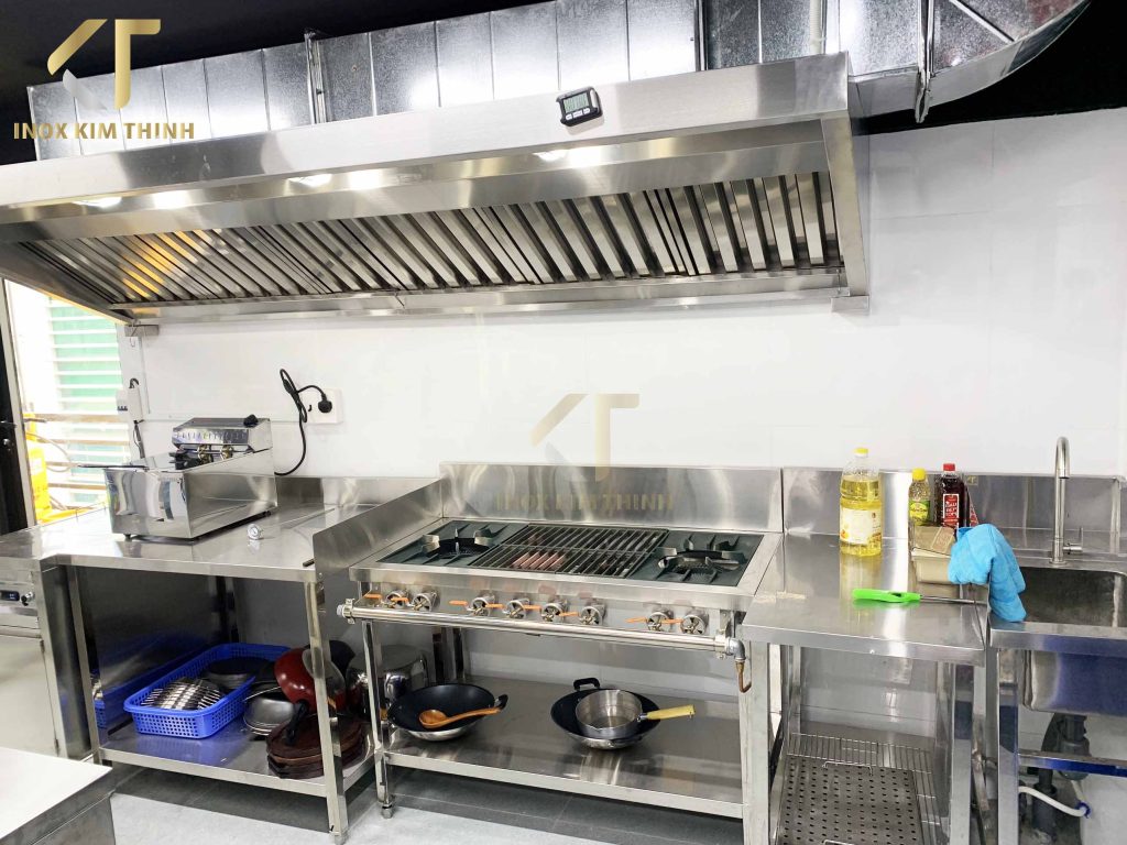 Dự án thiết kế và thị công hệ thống bếp nhà hàng The Rán – Korea Local Food Restaurant