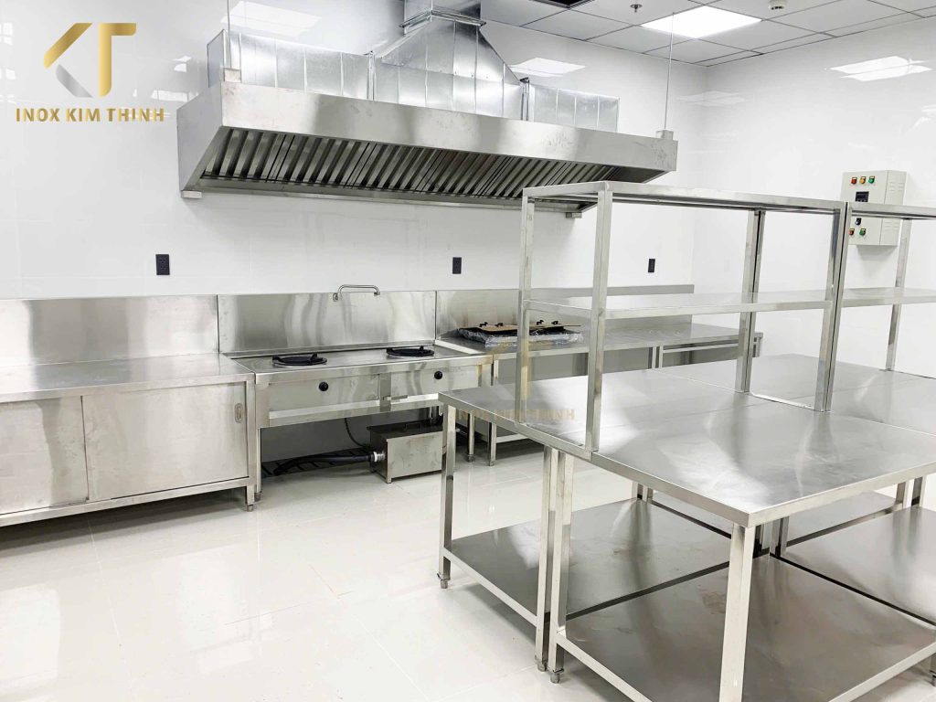 Dự án thiết kế và thi công bếp công nghiệp – Hwata Nhơn Trạch