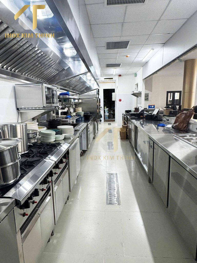 Dự án thiết kế và thị công thiết bị bếp nhà hàng Steakhouse Đà Nẵng