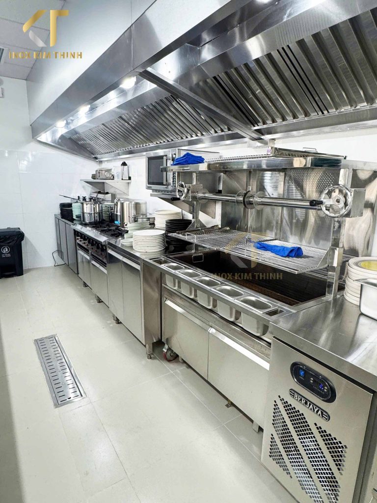 Dự án thiết kế và thị công thiết bị bếp nhà hàng Steakhouse Đà Nẵng