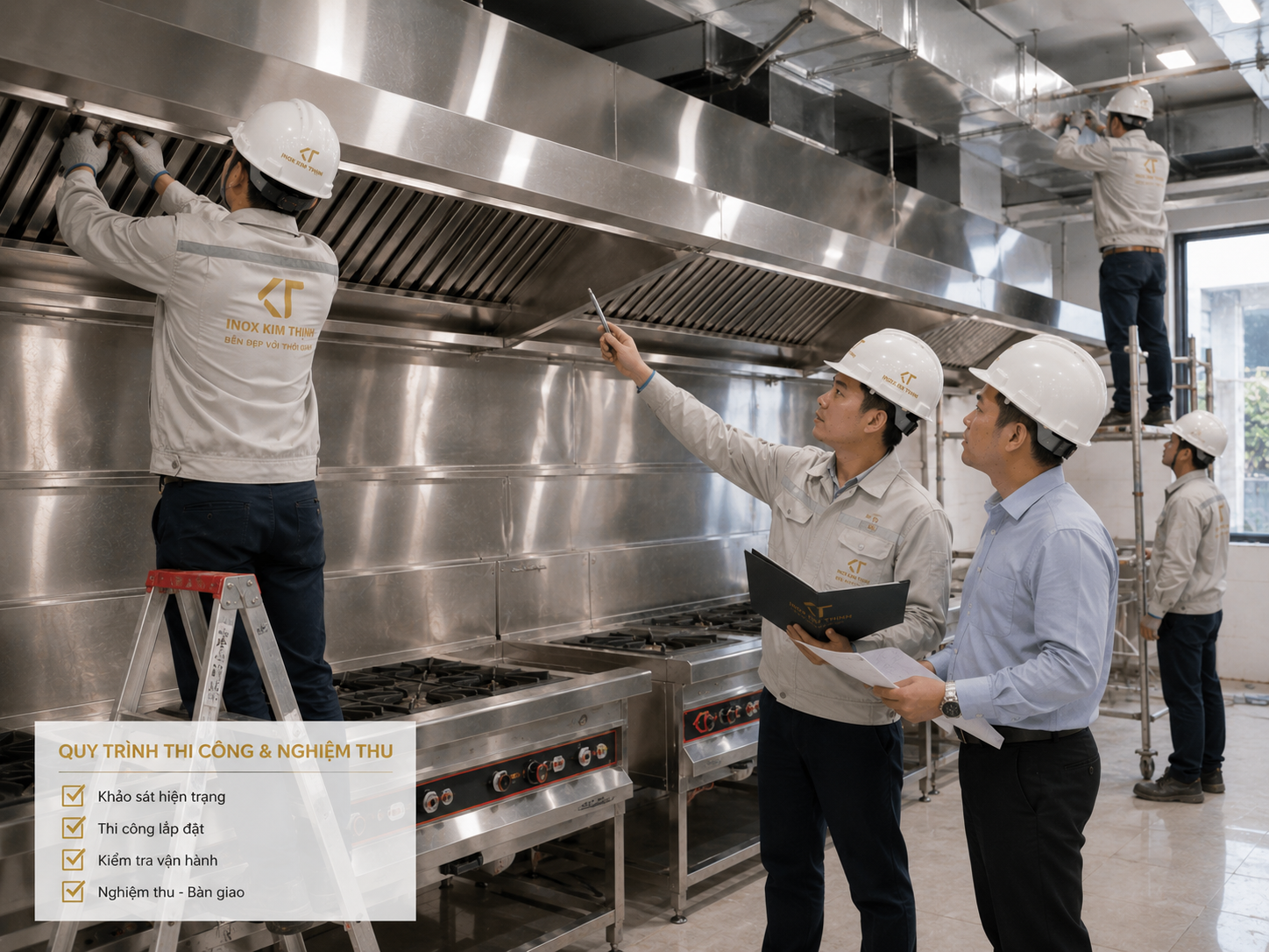 Inox Kim Thinh Đơn vị thi công hệ thống hút khói chuyên nghiệp