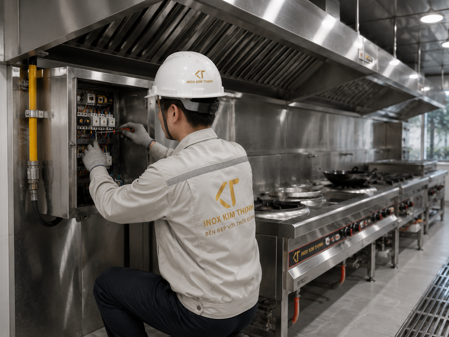 Bảo trì thiết bị bếp công nghiệp inox